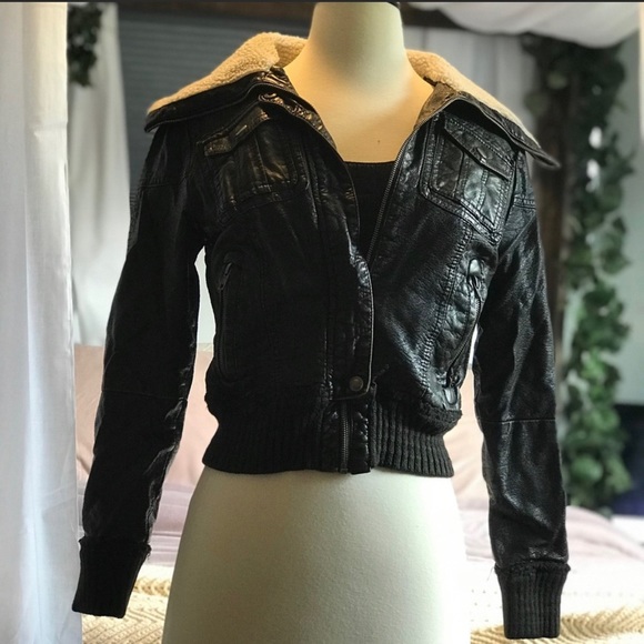 Faux Leather Jacket - Picture 2 of 3